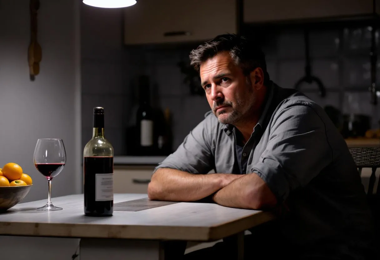 mon mari boit 1 bouteille de vin par jour